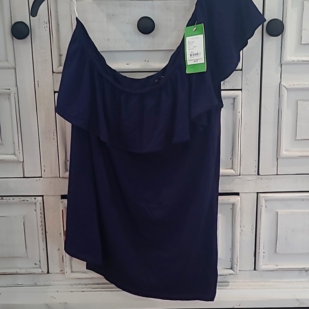 Lilly pulitzer neveah top true navy